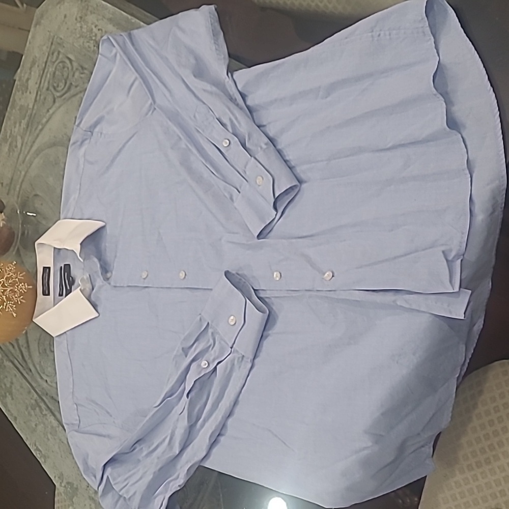 DISTINCTION MEN'S COTTON COTTON NEW DRESS SHIRT XL